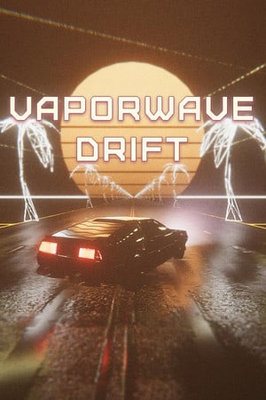 Vaporwave Drift Poster