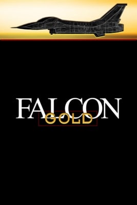 Falcon Gold Poster