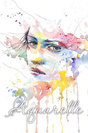 Aquarelle Poster