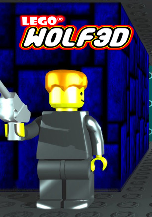 LEGO Wolf3D Poster