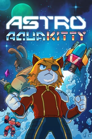 ASTRO AQUA KITTY Poster