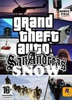 Grand Theft Auto: San Andreas - Winter Edition Poster