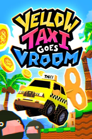 Yellow Taxi Goes Vroom Poster
