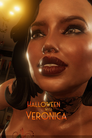 Halloween with Veronica Poster