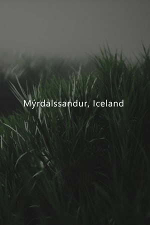 Myrdalssandur, Iceland Poster
