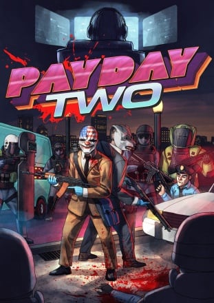 PAYDAY 2: Hotline Miami Poster