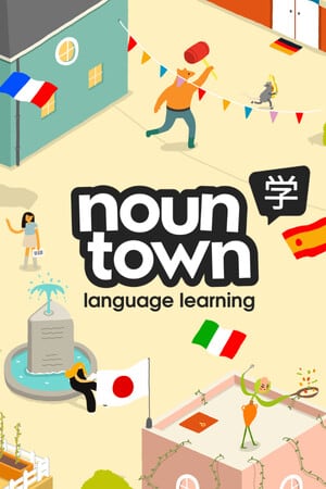 Noun Town Language Learning Poster