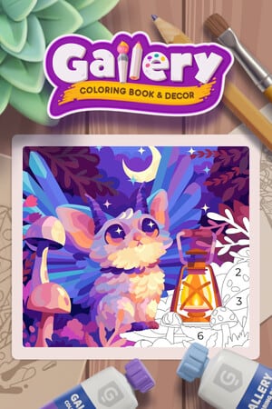 Gallery: Coloring book and decor Poster