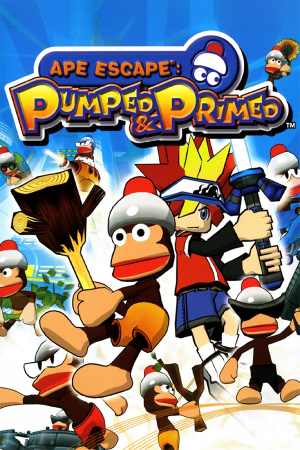 Ape Escape: Pumped and Primed Poster