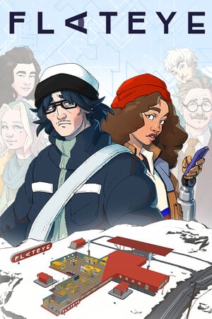 Flat Eye Poster
