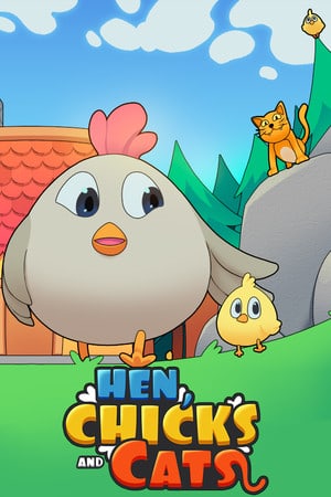 HEN, CHICKS AND CATS Poster
