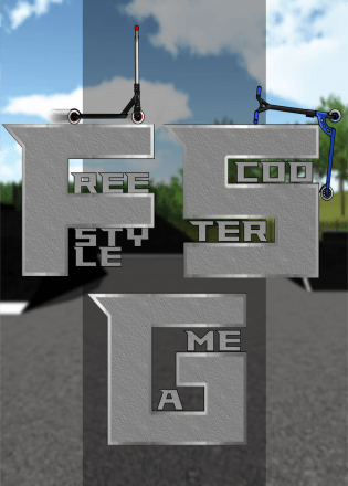 Freestyle Scooter Game Poster