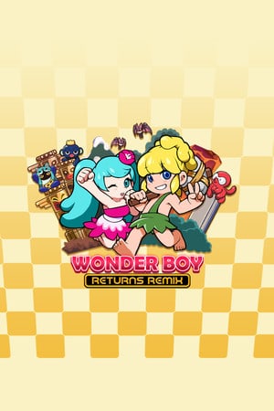 Wonder Boy Returns Remix Poster