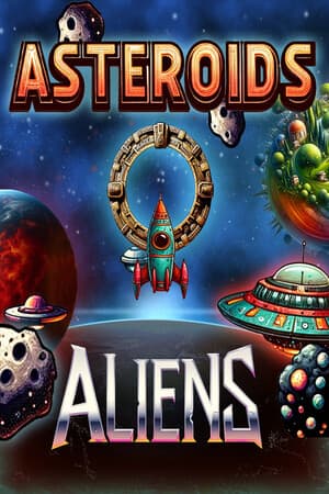 Asteroids and Aliens Poster