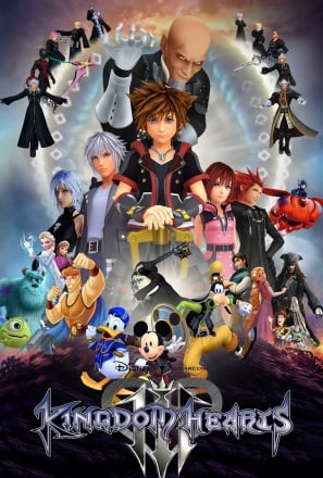 Kingdom Hearts 3 and Re Mind Poster