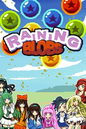 Raining Blobs Poster