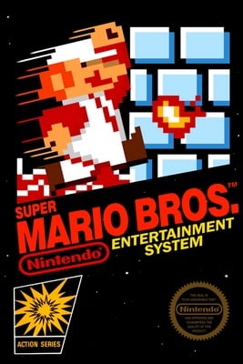 Super Mario Bros (classic 1985) Poster
