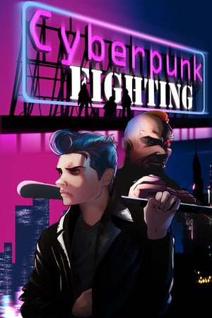 Cyberpunk Fighting Poster