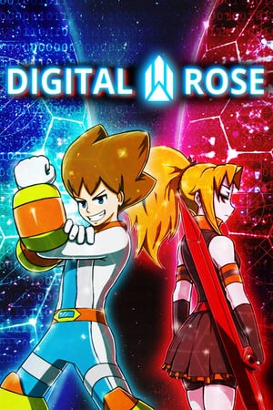 Digital Rose Poster