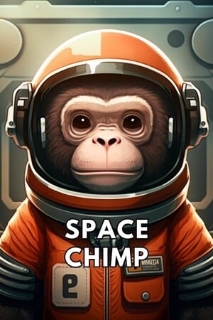 Space Chimp Poster