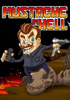 Mustache in Hell Poster