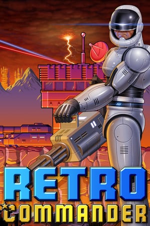 Retro Commander Poster