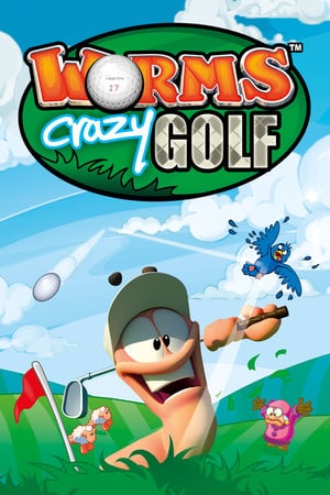 Worms Crazy Golf Poster