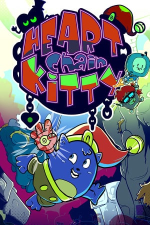 Heart Chain Kitty Poster