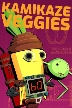 Kamikaze Veggies Poster