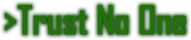 Trust No One Logo