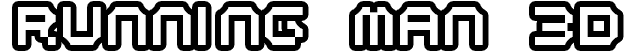 Running Man 3D Logo