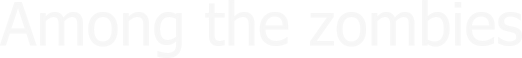 Among the zombies Logo