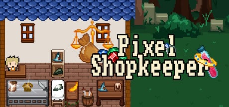 Pixel Shopkeeper Logo