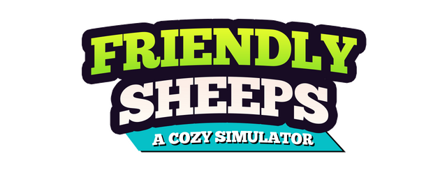 Friendly Sheeps: A Cozy Simulator Logo