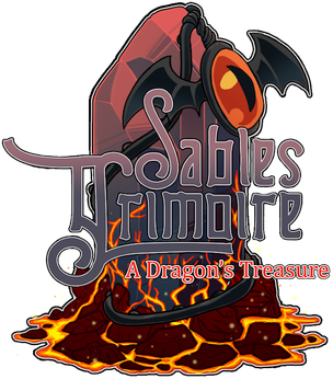 Sables Grimoire: A Dragons Treasure Logo
