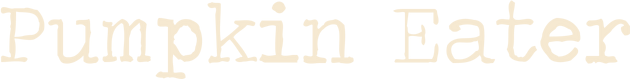 Pumpkin Eater Logo