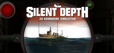 Silent Depth 3D Submarine Simulation Logo
