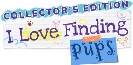 I Love Finding Pups Logo