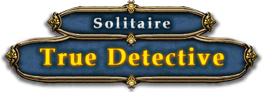 True Detective Solitaire Logo
