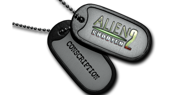 Alien Shooter 2 Conscription Logo