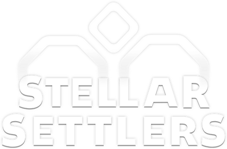 Stellar Settlers: Space Base Builder Logo