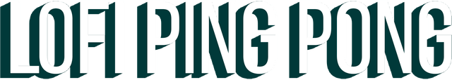 Lofi Ping Pong Logo