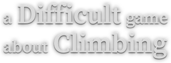 A Difficult Game About Climbing Logo