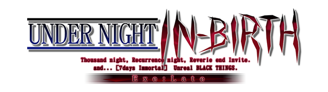 UNDER NIGHT IN-BIRTH Exe:Late Logo