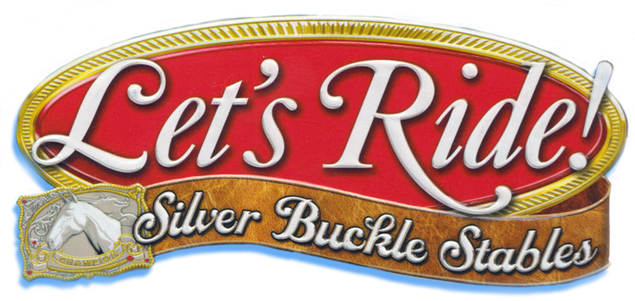 Lets Ride! Silver Buckle Stables Logo