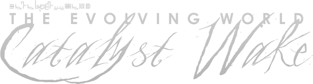 The Evolving World: Catalyst Wake Logo