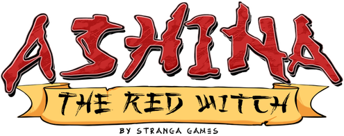 Ashina: The Red Witch Logo