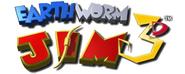 Earthworm Jim 3D Logo