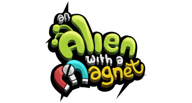 An Alien with a Magnet Logo